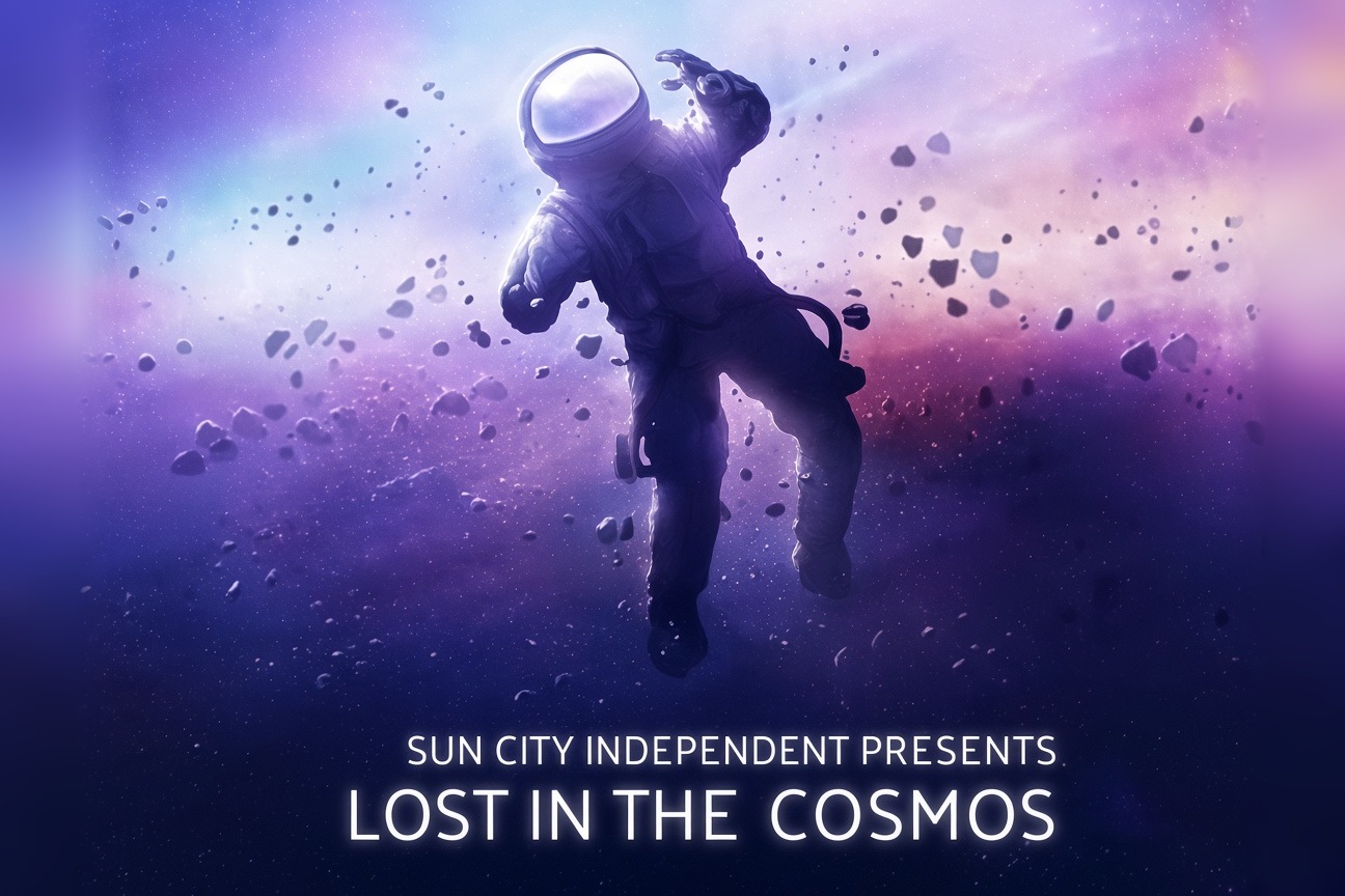 Lost in the Cosmos 2022 show poster – Sun City Independent